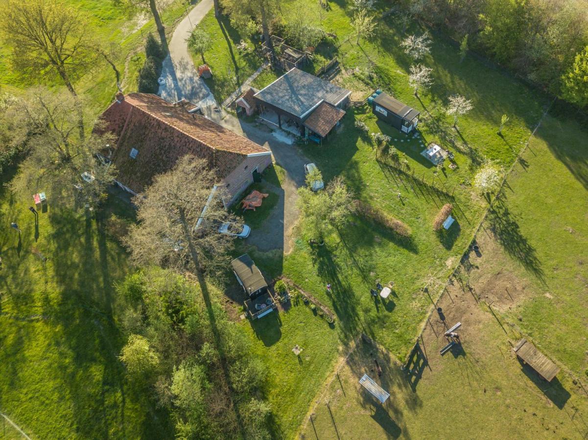 Pipowagen Elsebein Groningen Westerwolde Unieke Ligging Met Eigen Tuin En Vrij Uitzicht Over Veld Naar Natuurgebied Onstwedde Zewnętrze zdjęcie