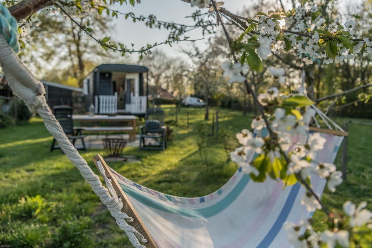 Bed and Breakfast Pipowagen Elsebein Groningen Westerwolde Unieke Ligging Met Eigen Tuin En Vrij Uitzicht Over Veld Naar Natuurgebied Onstwedde Zewnętrze zdjęcie